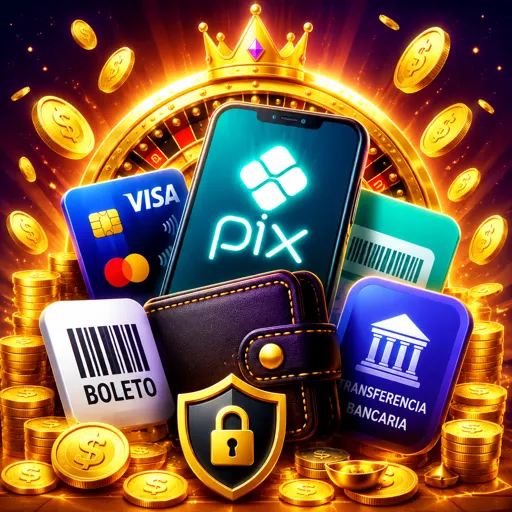 Moedas digitais Bitcoin, Ethereum e USDT usadas em depósitos de apostas