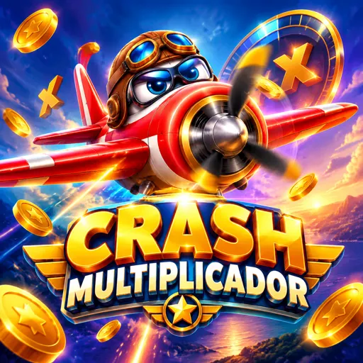 Gráfico de multiplicador de um jogo de crash subindo na tela