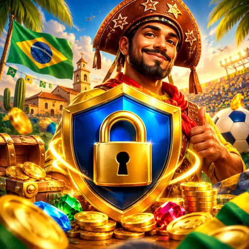 Selos de segurança, criptografia e licença de jogo