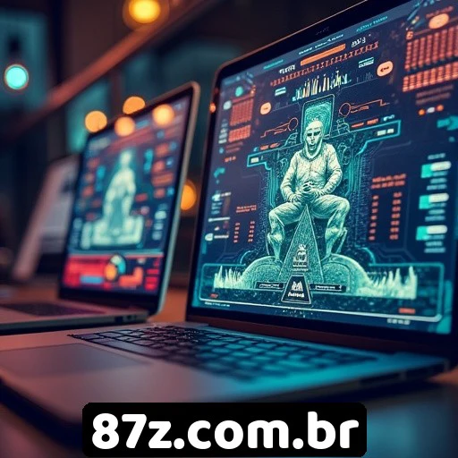 Tela de login da plataforma 87Z aberta no celular, com campos de e-mail e senha